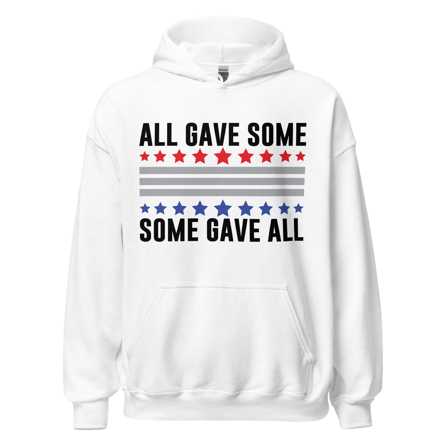 Patriotic Hoodie for Woman "All Gave Some - Some Gave All" H220015