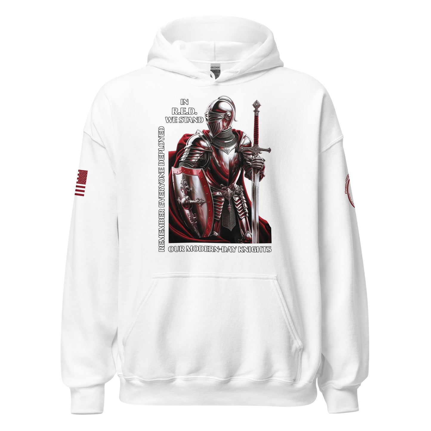 Unisex Hoodie "in R.E.D. we stand"