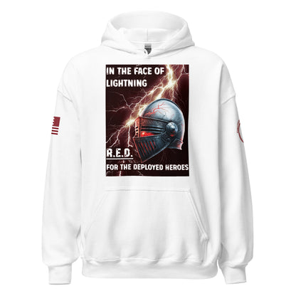 Unisex Hoodie "R.E.D. In the face of Lightning"