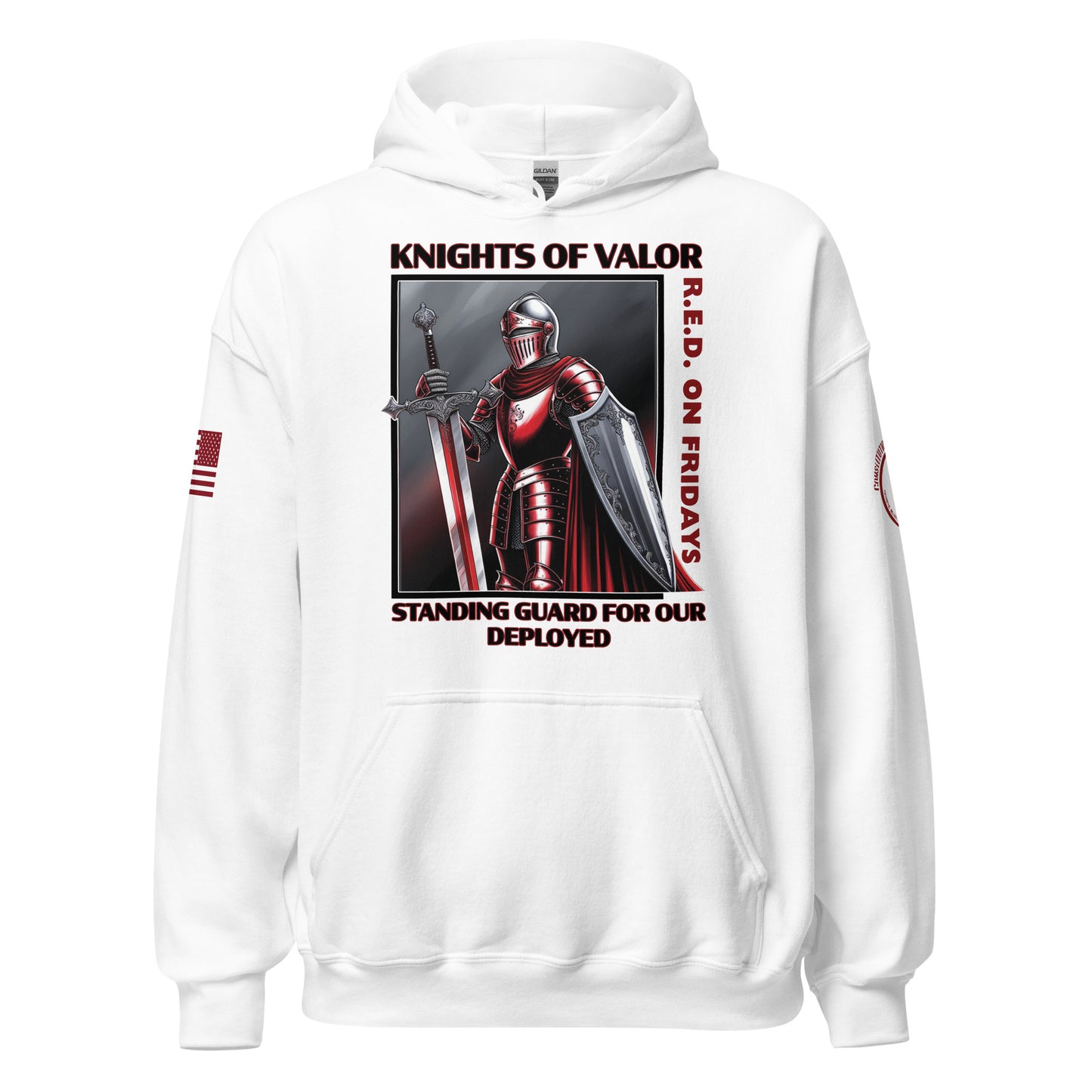 Unisex Hoodie "R.E.D. - Knights of Valor"