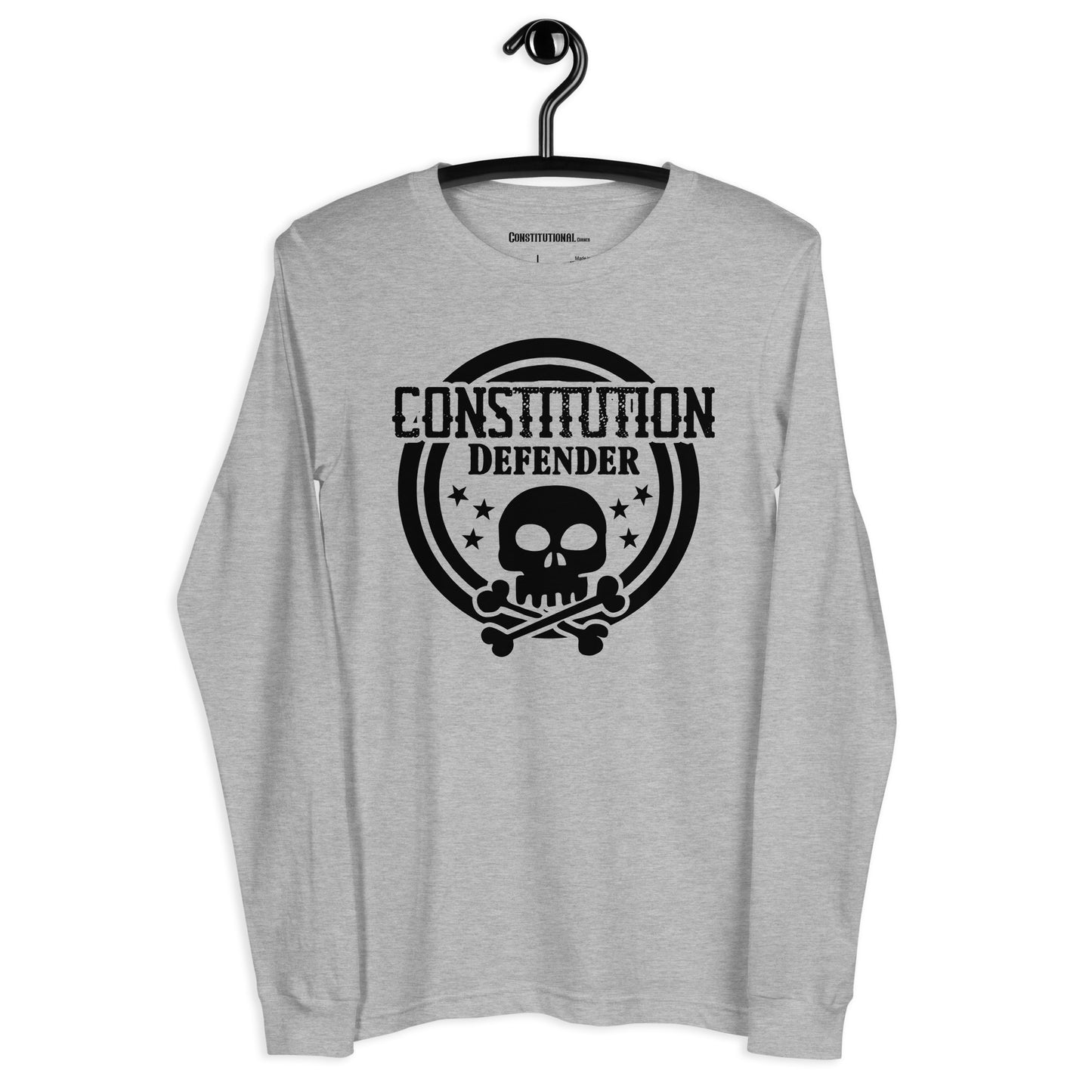 Patriotic Long Sleeve Tee Women "Constitution Defender" LS200022