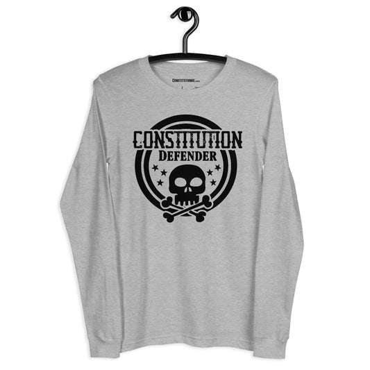 Patriotic Long Sleeve Tee Women "Constitution Defender" LS200022