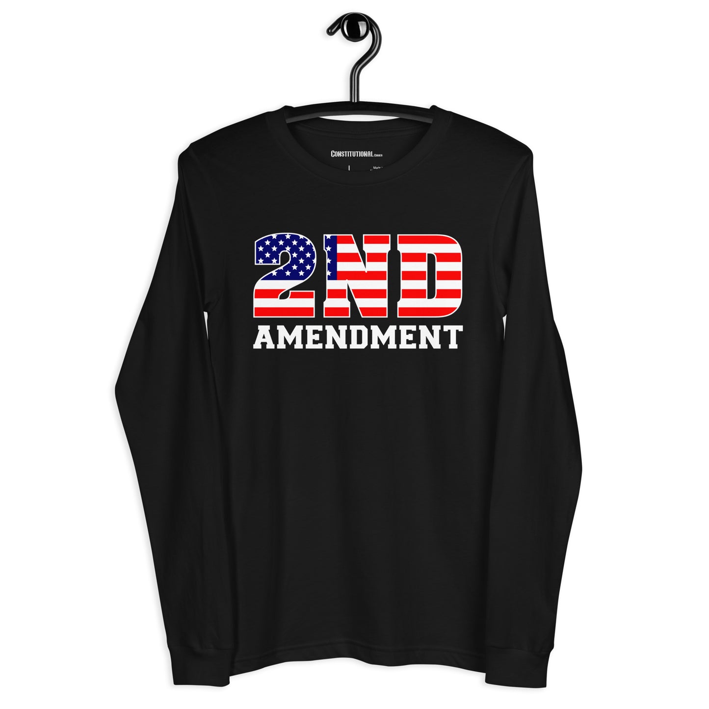 Patriotic Long Sleeve Tee Women "2nd Amendment" LS200017