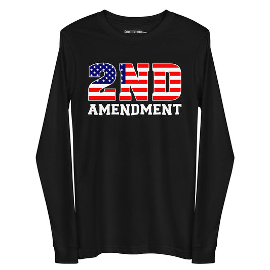 Men Long-Sleeved Shirt "2nd Amendment"