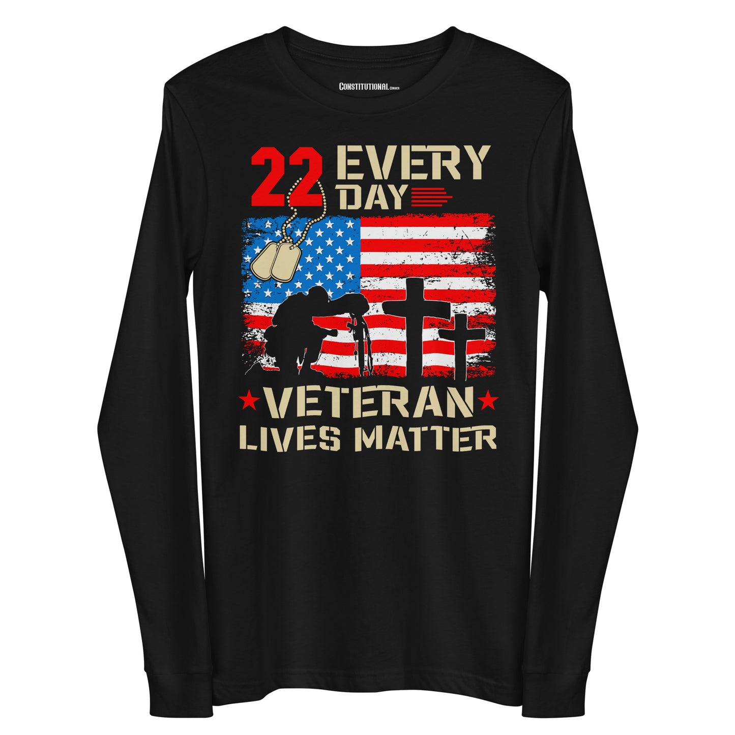 Men Long-Sleeved Shirt "22 Every Day"