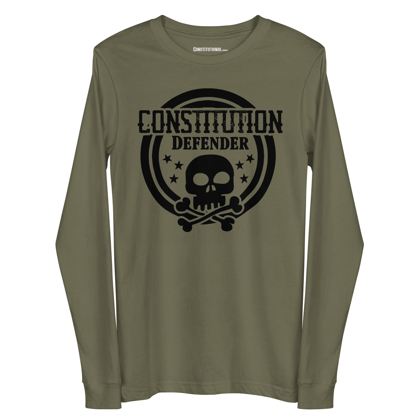 Men Long-Sleeved Shirt "Constitution Defender"