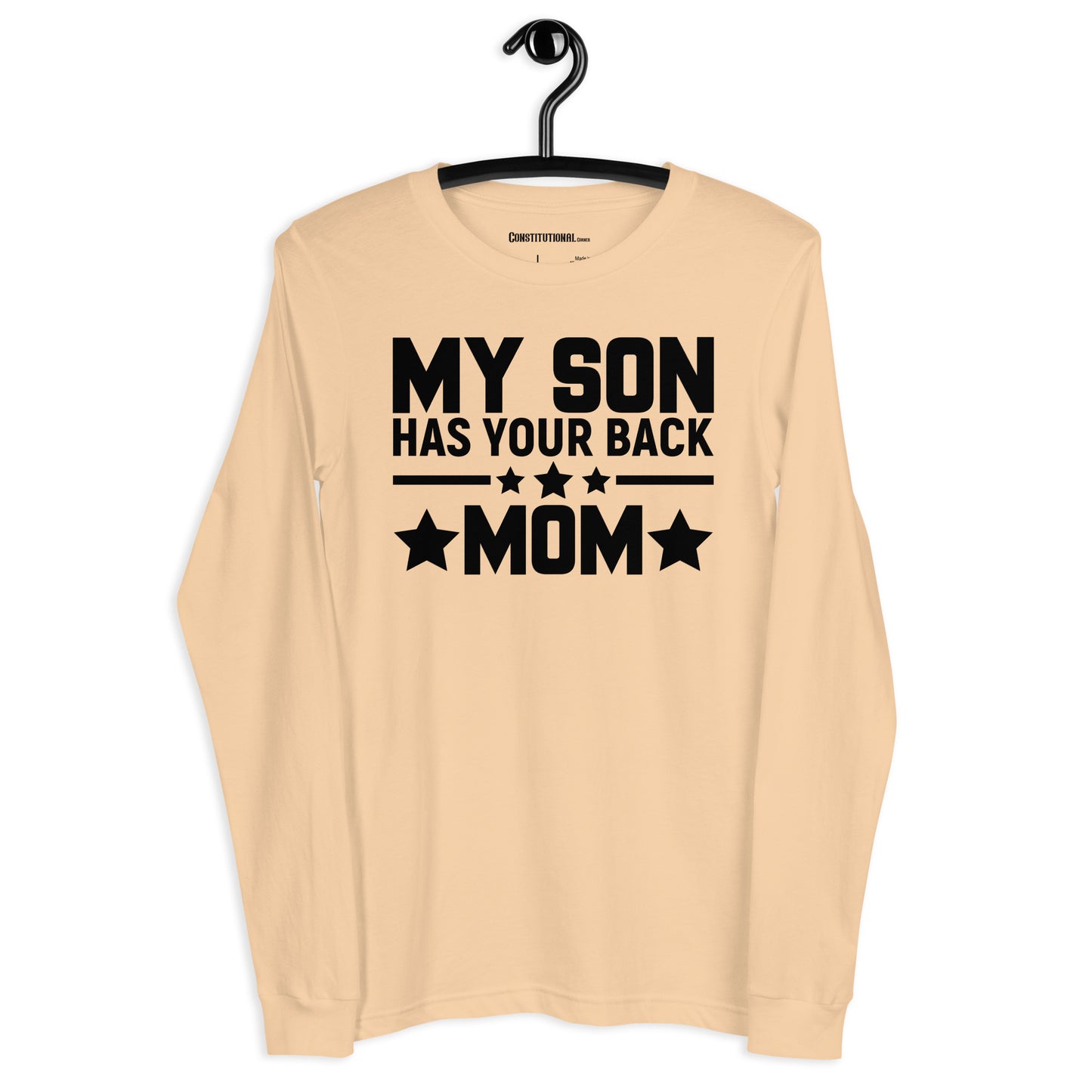 Patriotic Long Sleeve Tee Women "My Son has your Back" LS200010