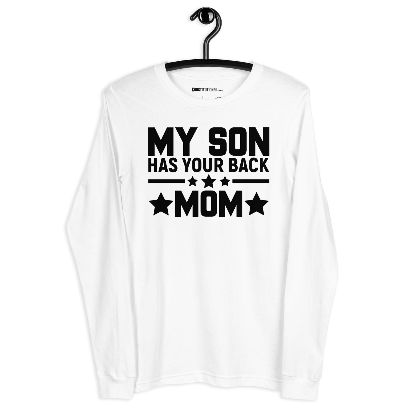 Patriotic Long Sleeve Tee Women "My Son has your Back" LS200010