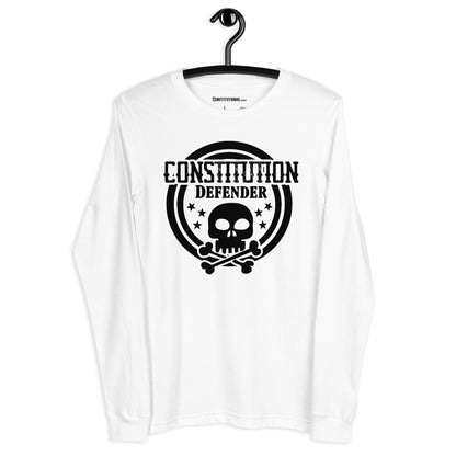 Patriotic Long Sleeve Tee Women "Constitution Defender" LS200022