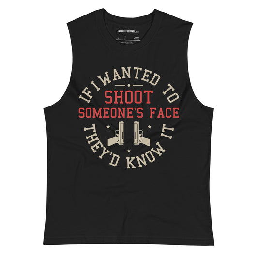 Men Tank Top "If I Wanted to Shoot..."