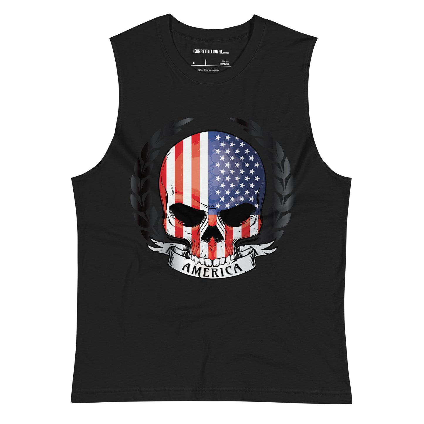 Men Tank Top "America Skull"