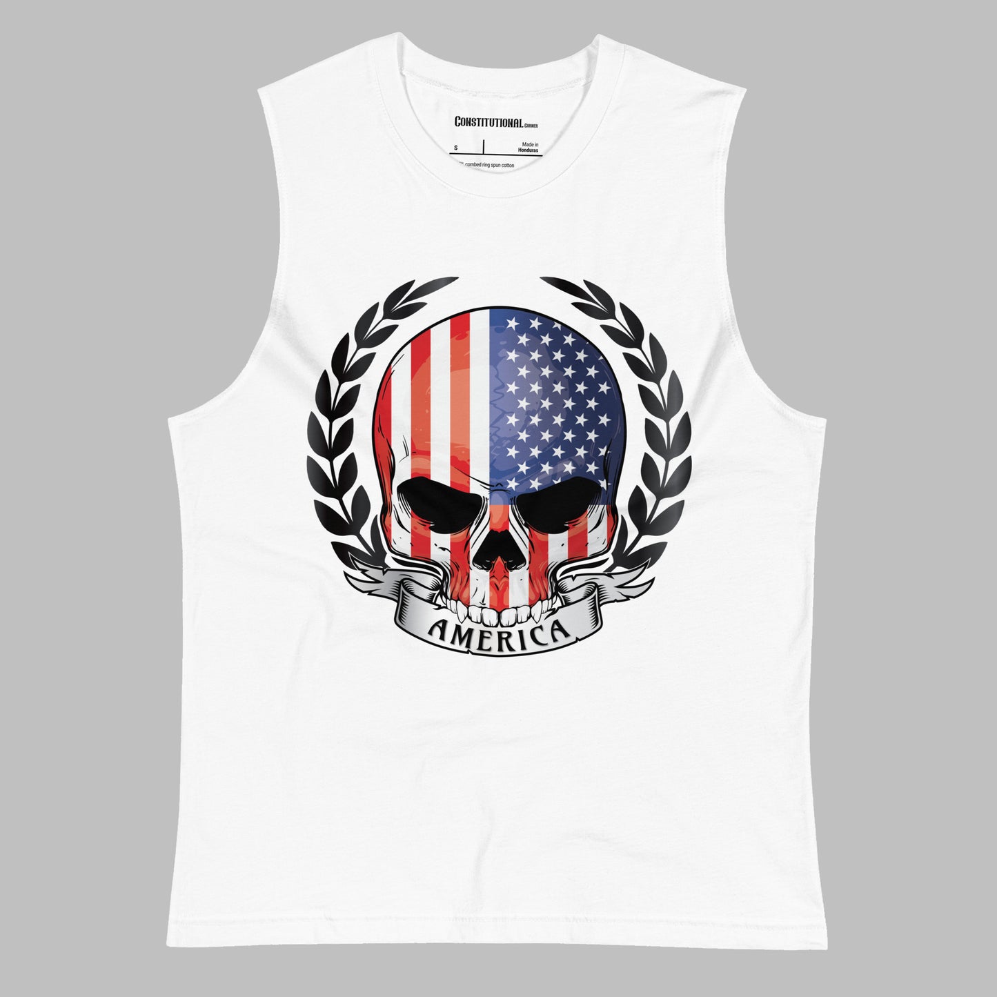 Men Tank Top "America Skull"