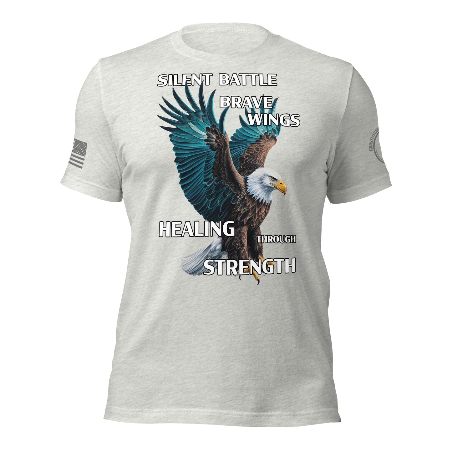 Unisex t-shirt "PTSD - Healing Through Strength"