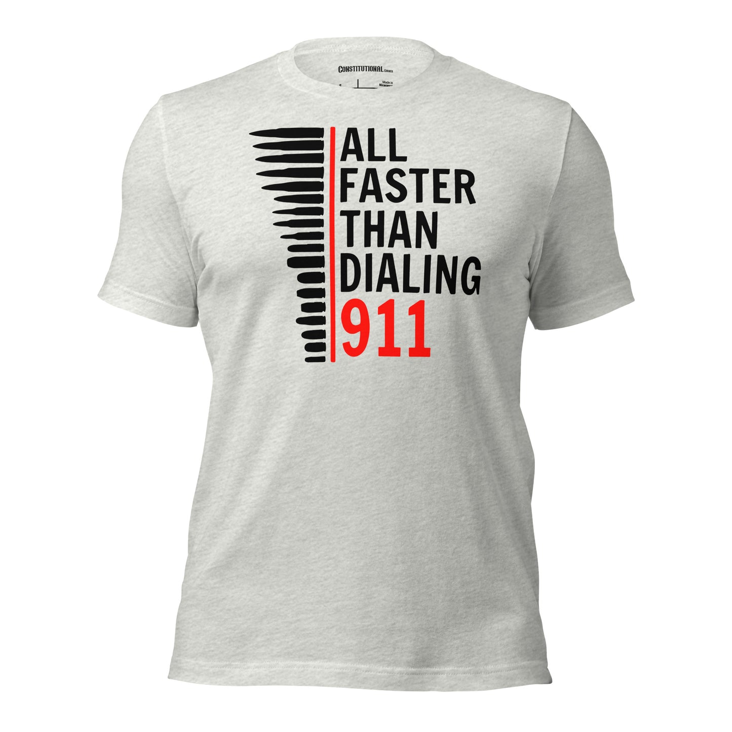 Women T-Shirt "All Faster Than Dialing 911"