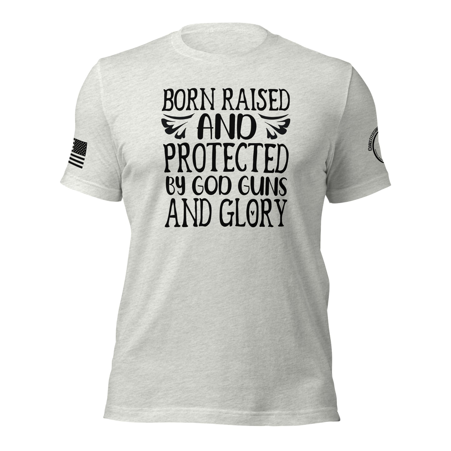 Women t-shirt "God Guns and Glory"