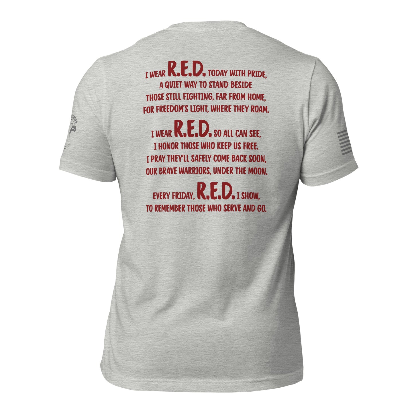 Unisex t-shirt "R.E.D. -  In the face of lightning"