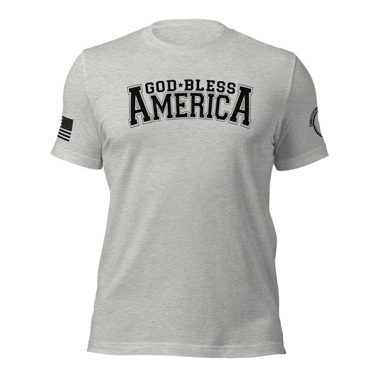 Unisex t-shirt "God Bless America"