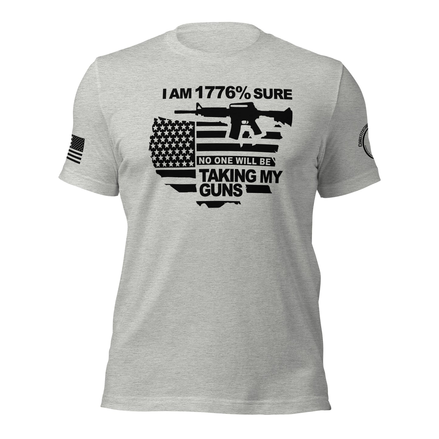 Unisex t-shirt "1776% Sure"