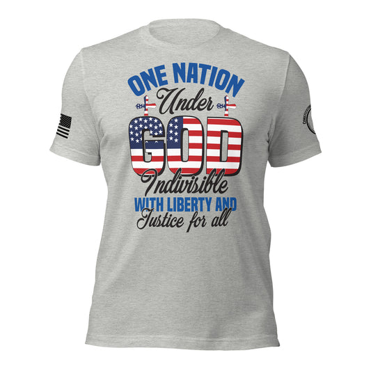 Unisex t-shirt "One Nation under God"