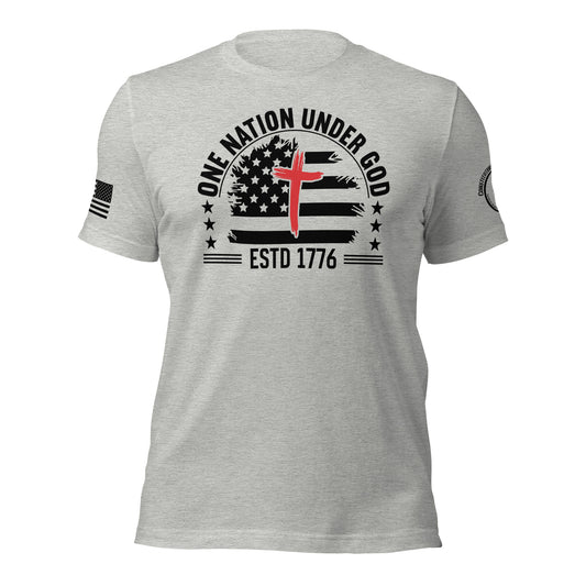 Unisex t-shirt "One nation - ESTD 1776"