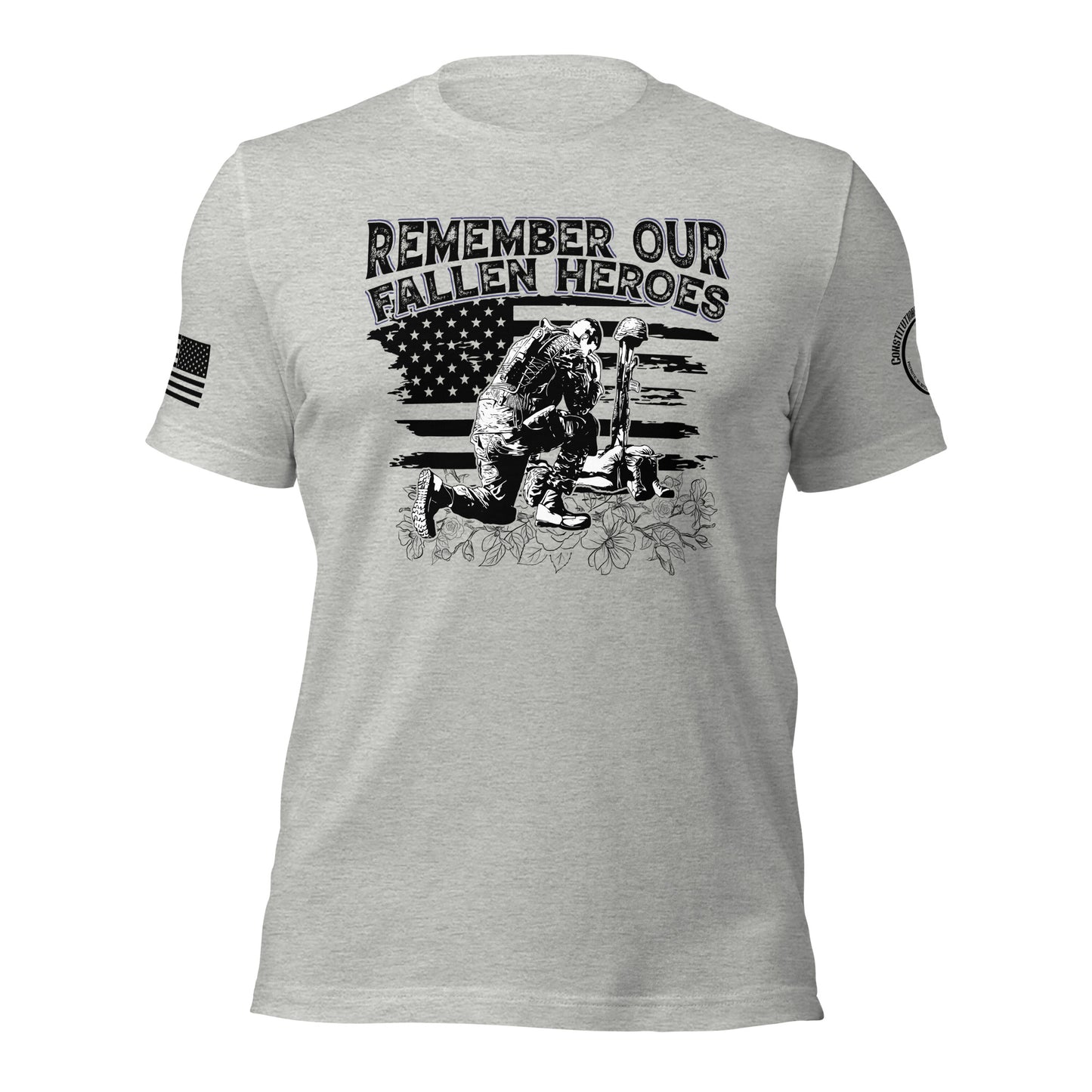 Unisex t-shirt "Remember Our fallen Heroes"