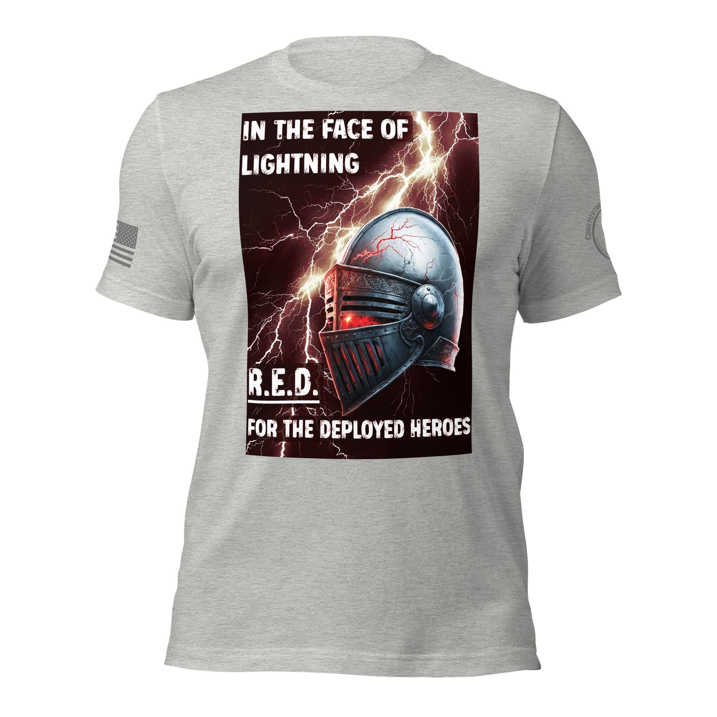 Unisex t-shirt "R.E.D. -  In the face of lightning"