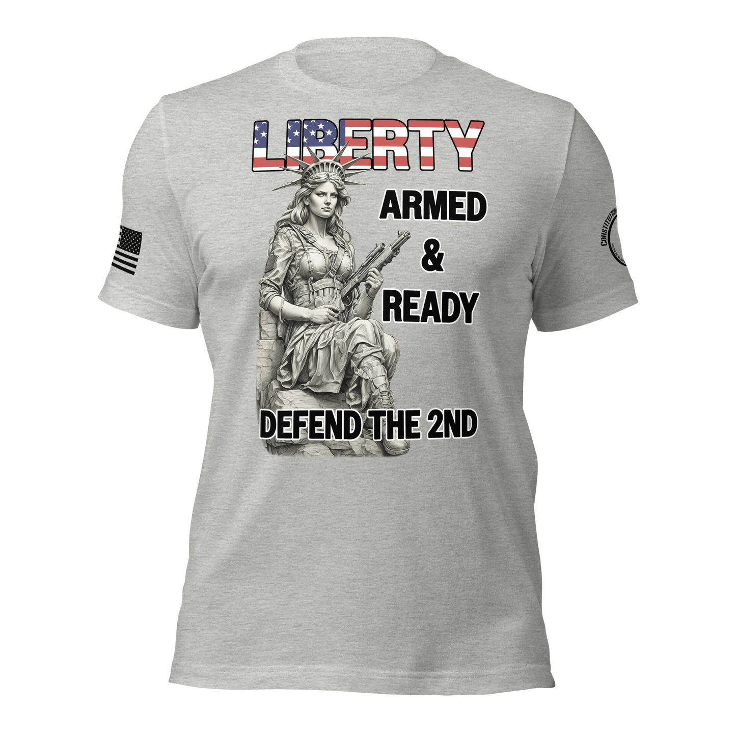 Unisex t-shirt "Liberty Armed & Ready"