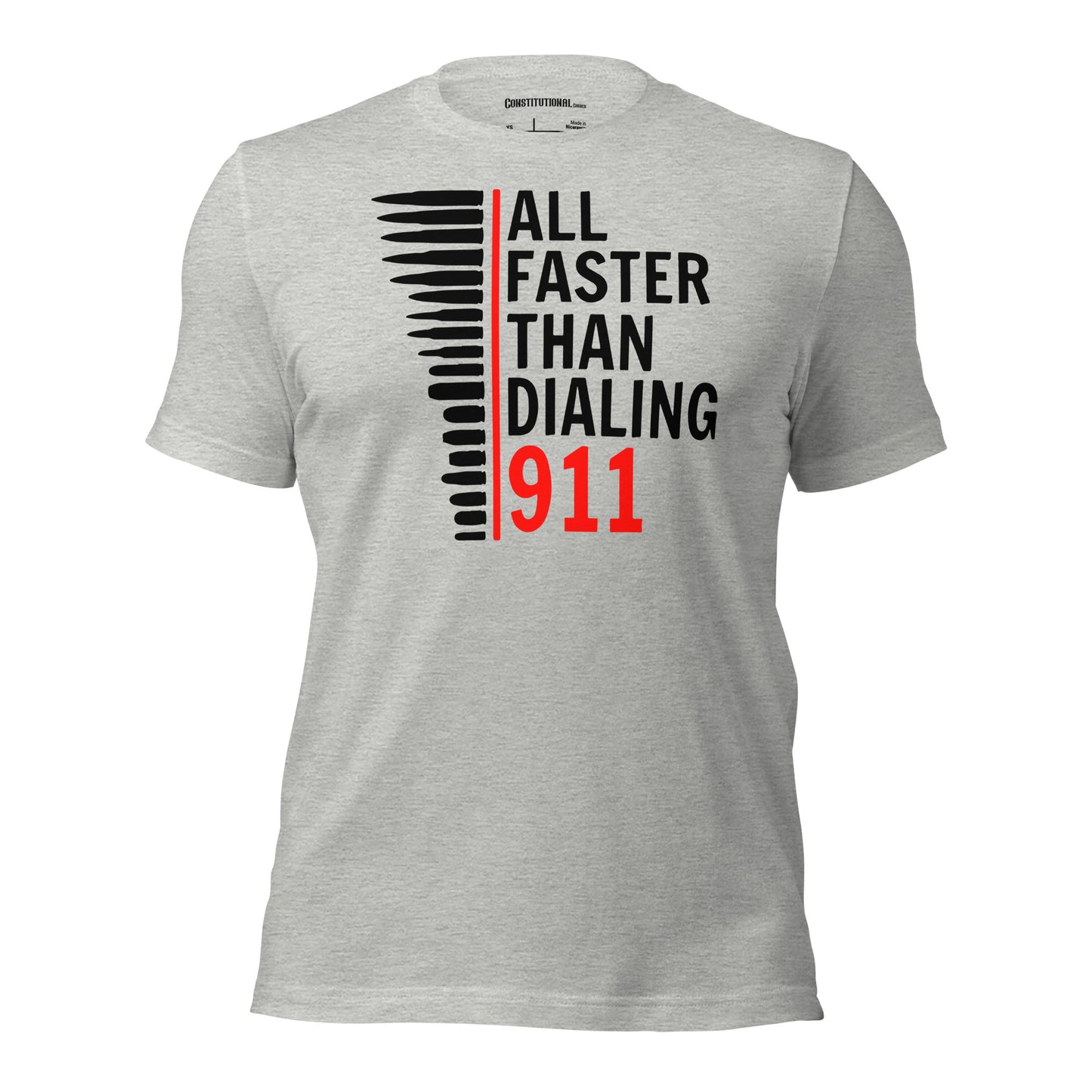 Women T-Shirt "All Faster Than Dialing 911"