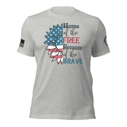 Women t-shirt "Home of the Free"