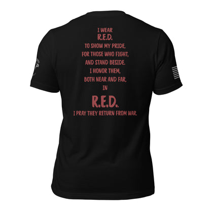 Unisex t-shirt "R.E.D. - War"