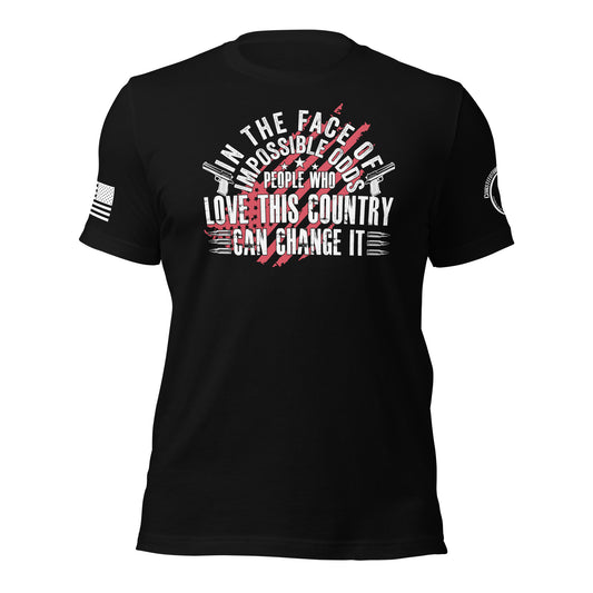 Unisex t-shirt "People who love this Country"