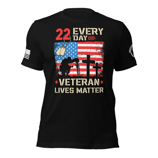 Unisex t-shirt "Veteran Lives Matter"