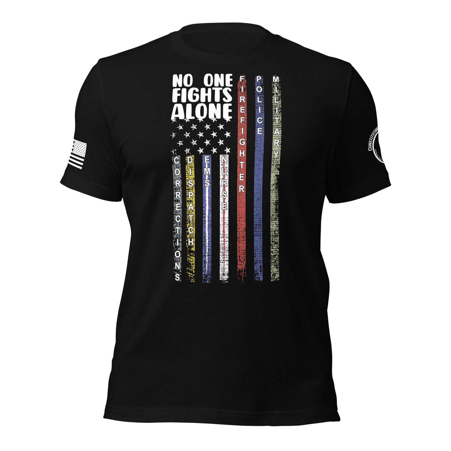 Unisex t-shirt "No one Fights Alone"