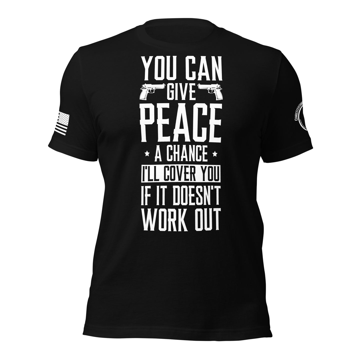 Unisex t-shirt "Give Peace a Chance"