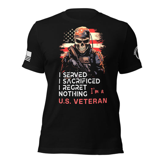 Unisex t-shirt "U.S. Veteran"