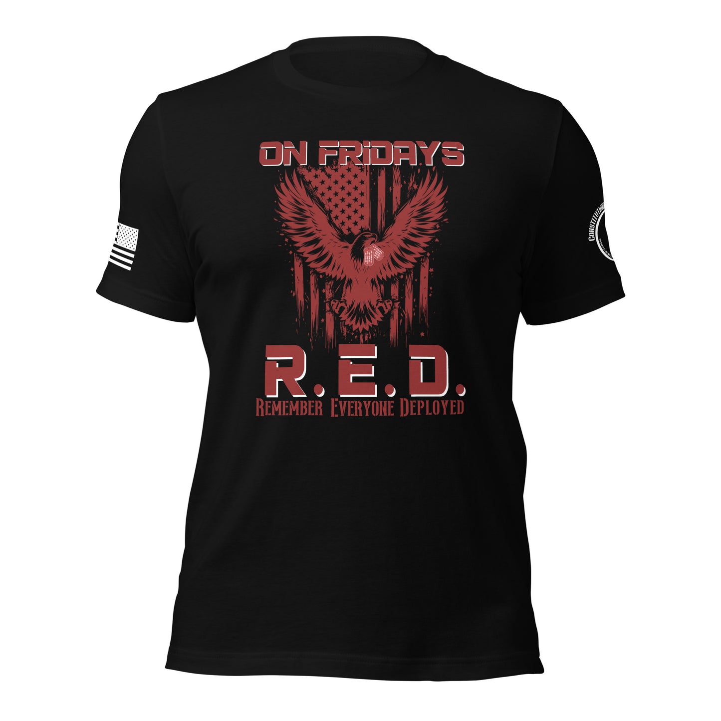 Unisex t-shirt "R.E.D. On Fridays"