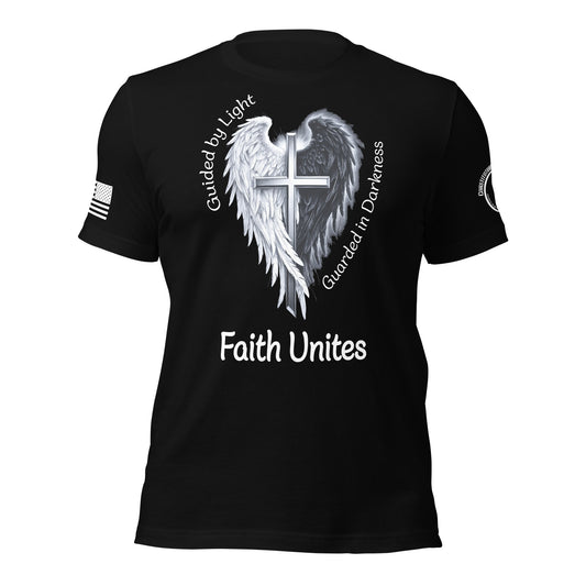 Unisex t-shirt "Faith Unites"