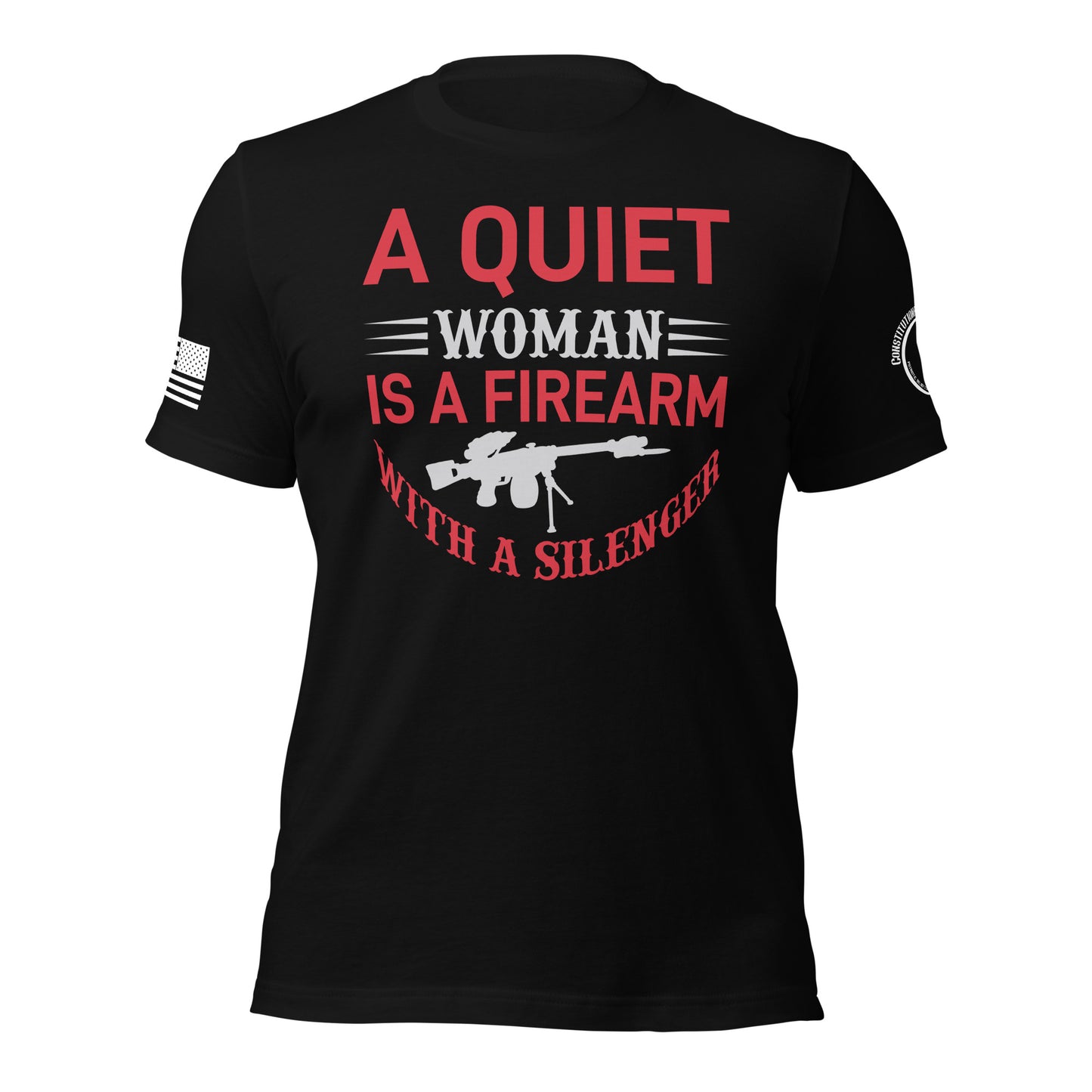 Women t-shirt "A Quiet Woman"