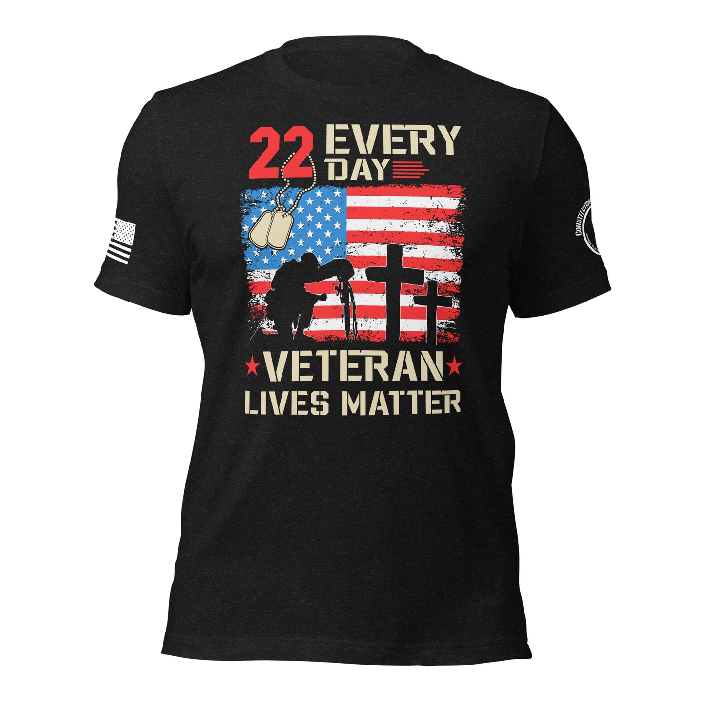 Unisex t-shirt "Veteran Lives Matter"