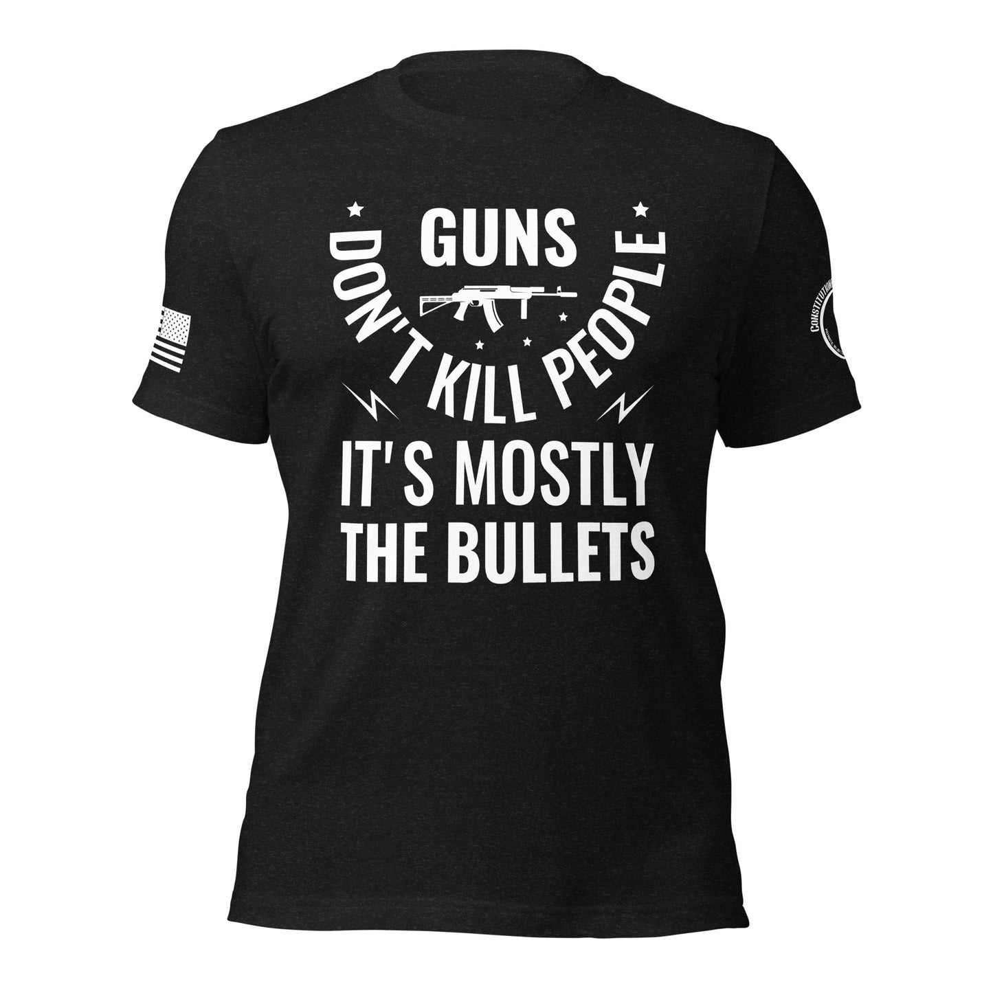 Unisex t-shirt "Guns don't kill People"