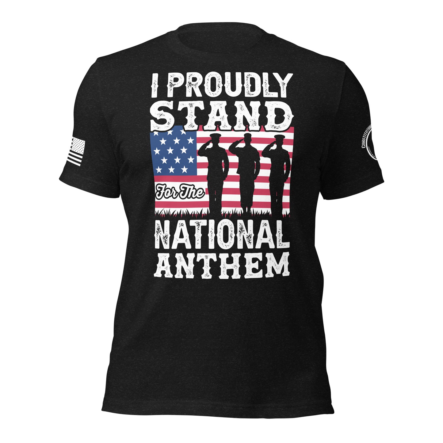 Unisex t-shirt "I proudly Stand"