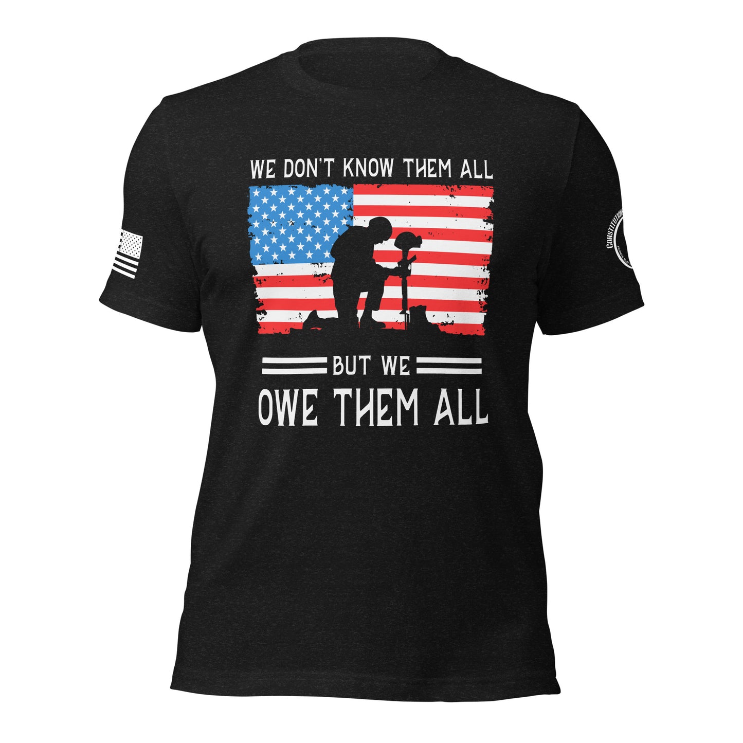 Unisex t-shirt "We Owe Them All"