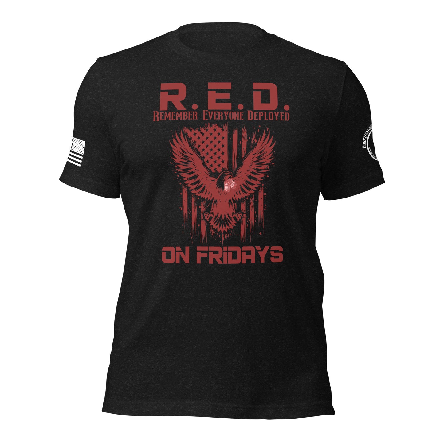 Unisex t-shirt "R.E.D. on Fridays"