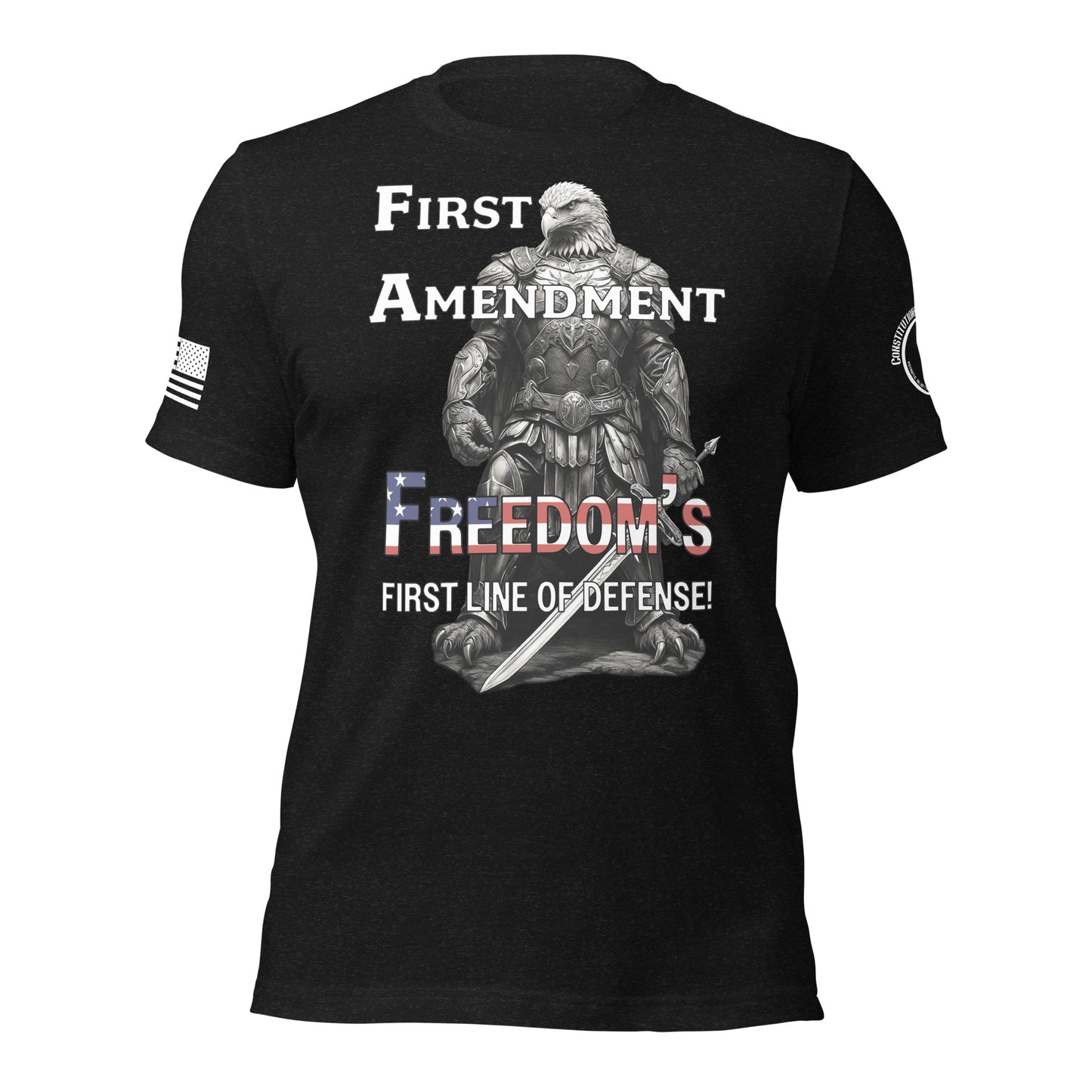 Unisex t-shirt "Freedoms first line of Defense"