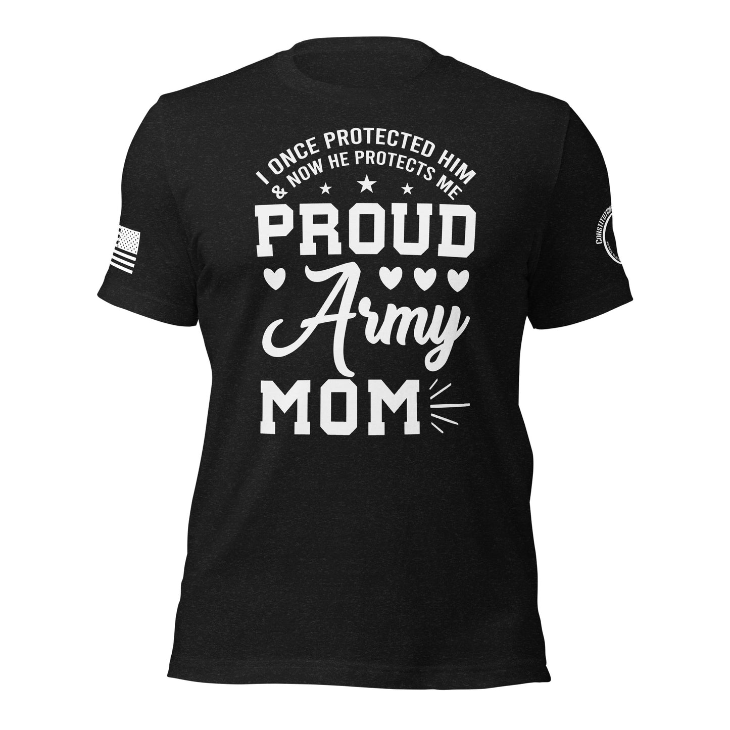 Women t-shirt "Proud Army Mom"