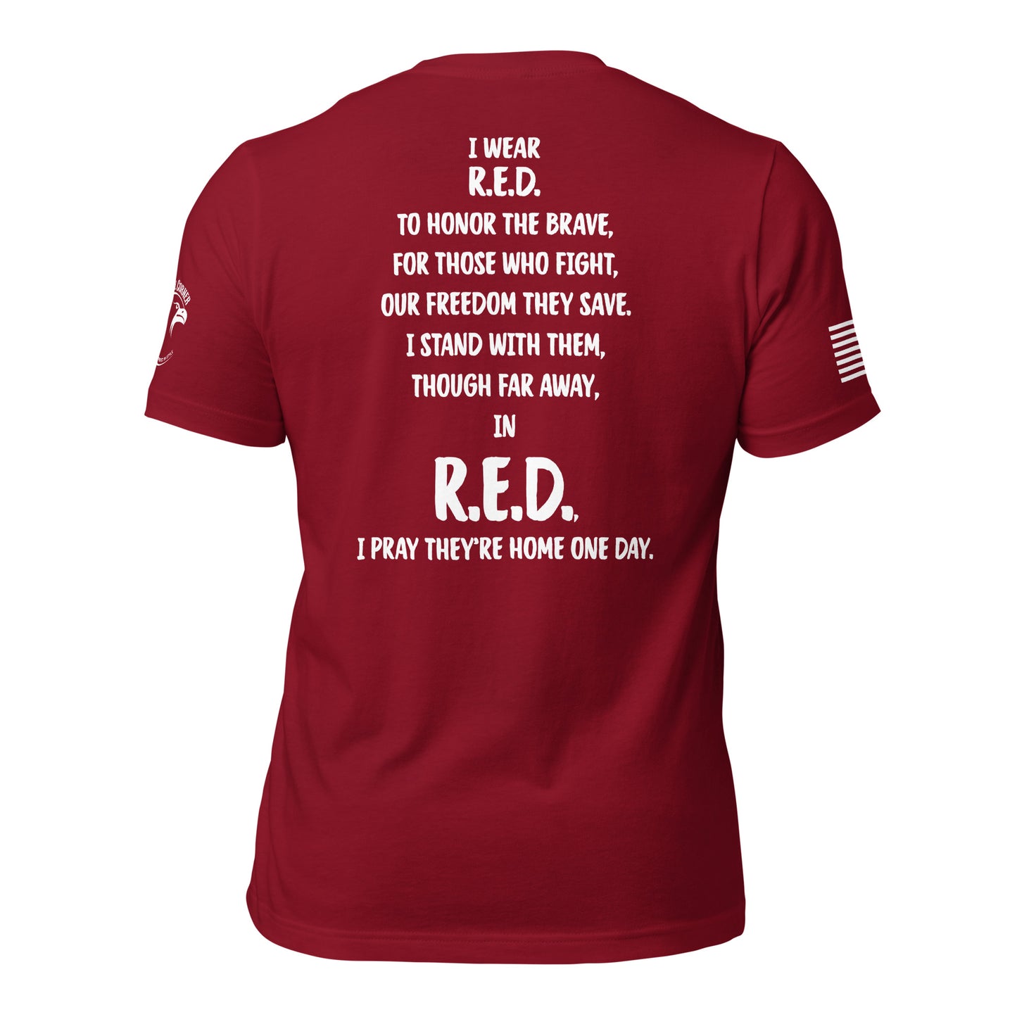 Unisex t-shirt "R.E.D. On Fridays"