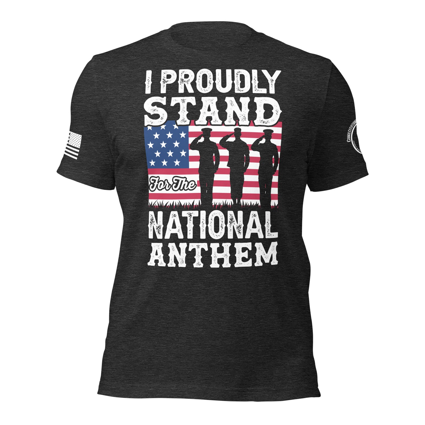 Unisex t-shirt "I proudly Stand"