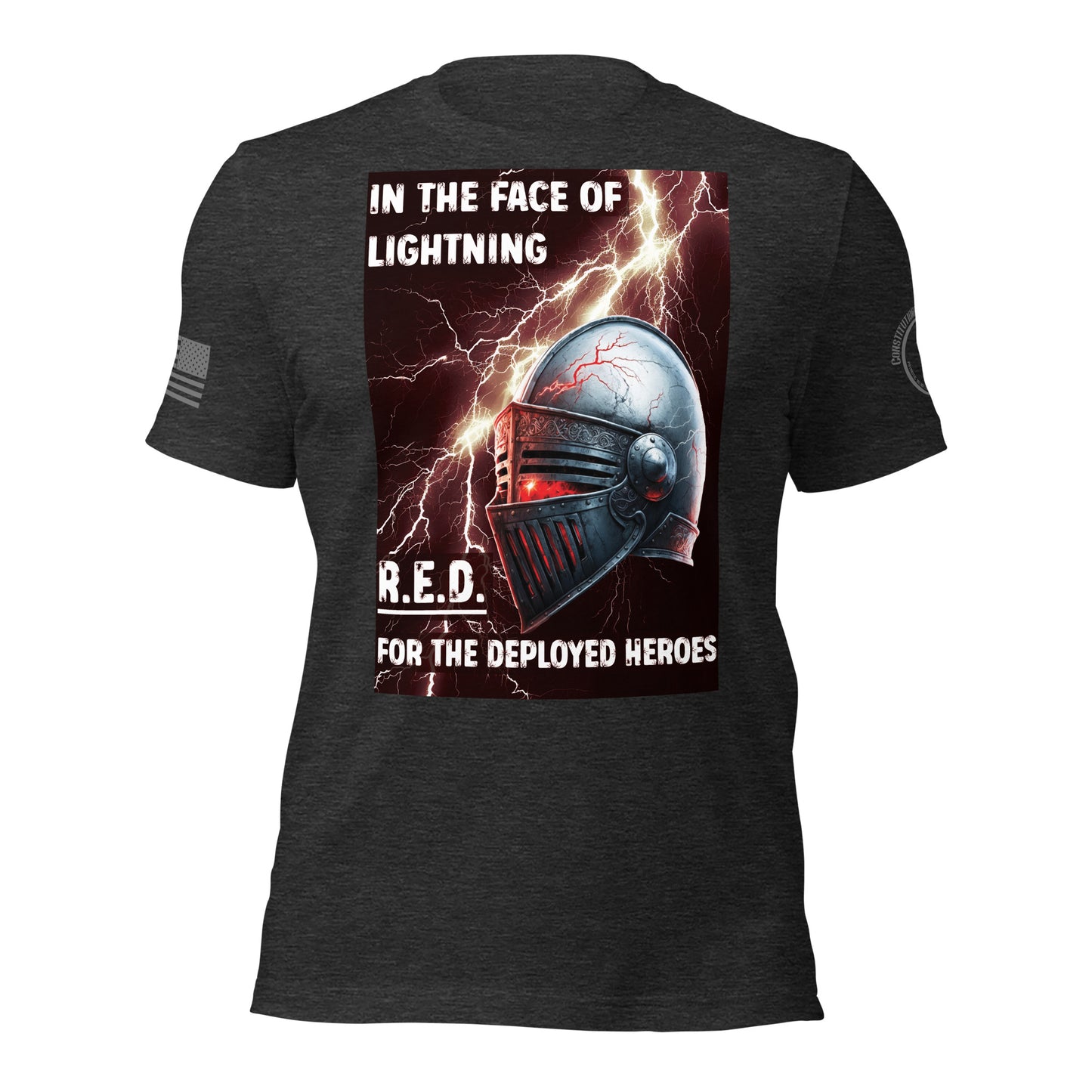 Unisex t-shirt "R.E.D. -  In the face of lightning"