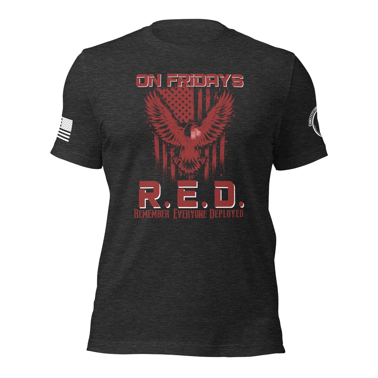 Unisex t-shirt "R.E.D. On Fridays"