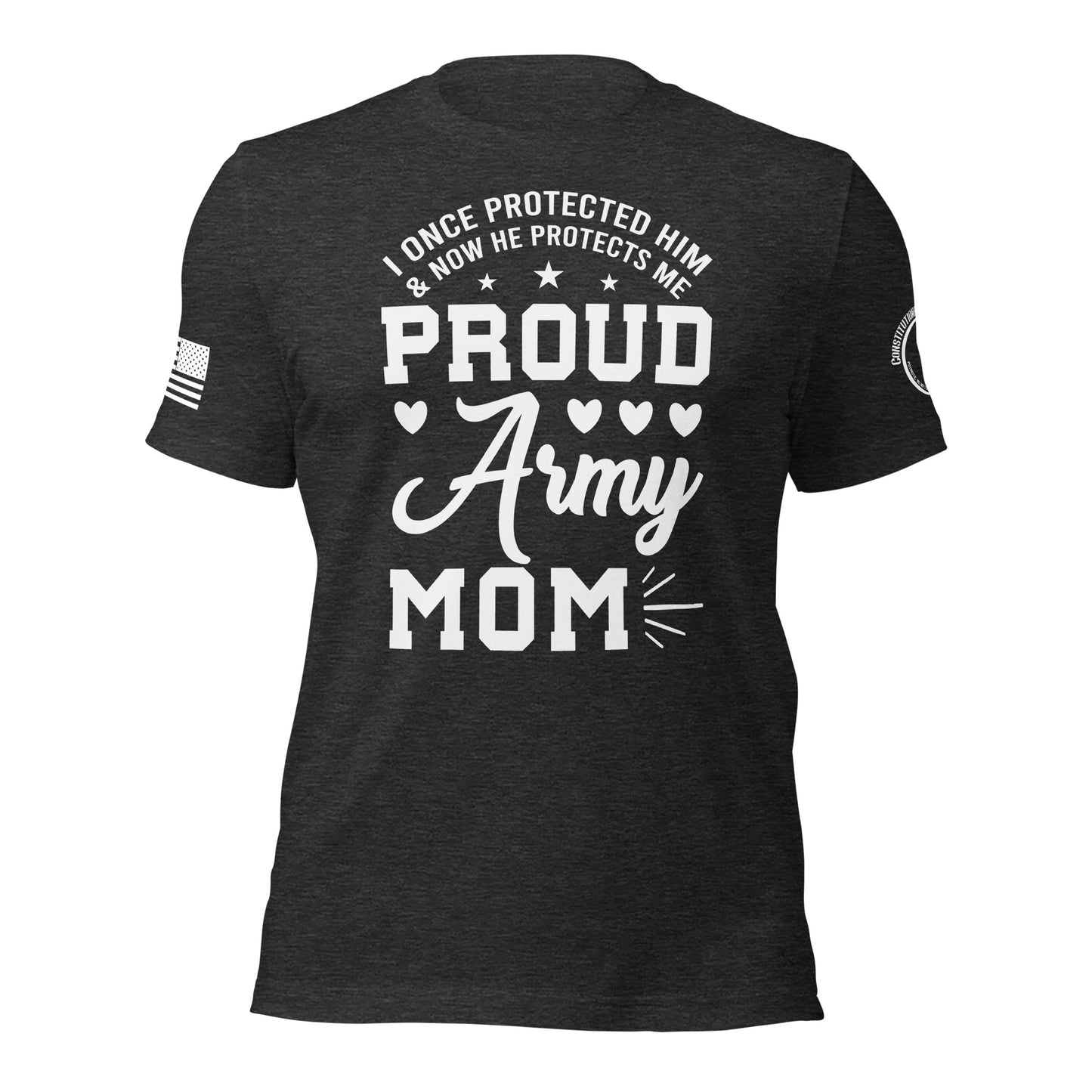 Women t-shirt "Proud Army Mom"